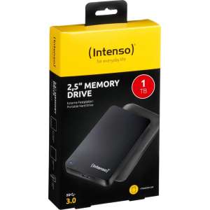 Intenso Memory Drive, 1TB externe harde schijf 1000 GB Zwart