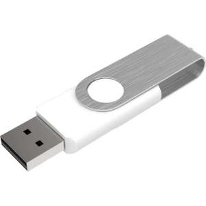 Venditio USB Twister - 64 GB - Wit - 10 stuks