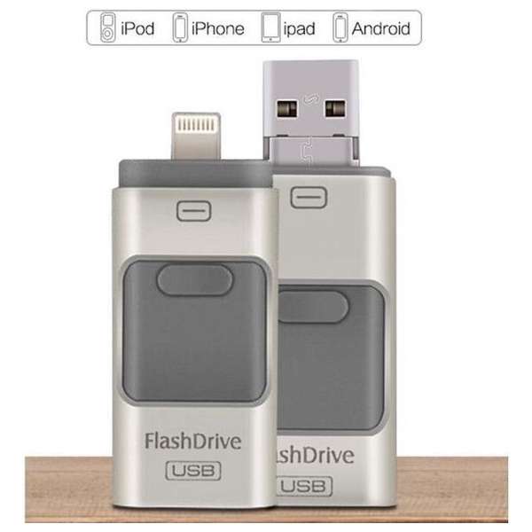OTG Flash Drive voor iPhone/iPad/iPod, Android en PC - USB-stick - 64 GB