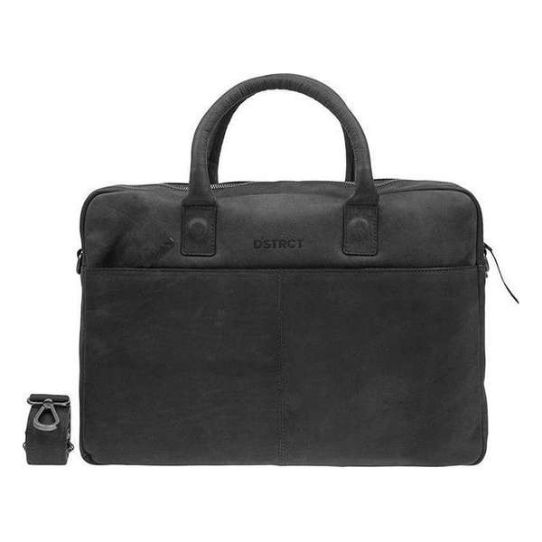 DSTRCT Wall Street Laptoptas - 17 inch - Zwart