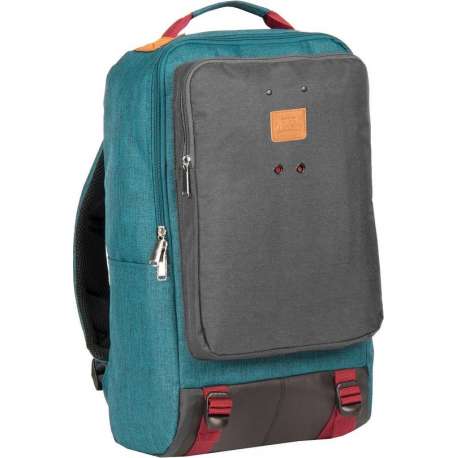 New Rebels Wodz Big Backpack Petrol/Grey II | Rugtas | Rugzak.