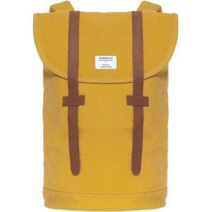 Sandqvist Rugzak Stig Yellow SQA1048 Eco Canvas - Geel 14 Lt