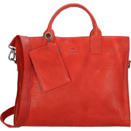 Micmacbags Golden Gate laptoptas/business tas - rood