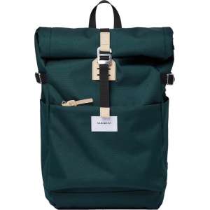 Sandqvist Ilon Dark Green Rugzak SQA1563 duurzaam groen laptop 13 inch