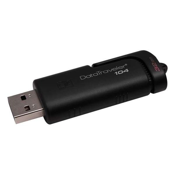 Kingston Technology 104 USB flash drive 32 GB USB Type-A 2.0 Zwart
