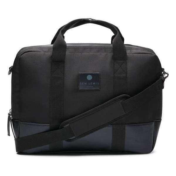 Sem Lewis Northern Hampstead Coal Black Laptoptas  - zwart