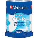 Verbatim CD-R 700 MB DataLife Inkjet Printable 100 stuks
