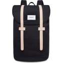 Sandqvist Stig Large Backpack Black/Natural SQA1401 zwart, duurzaam