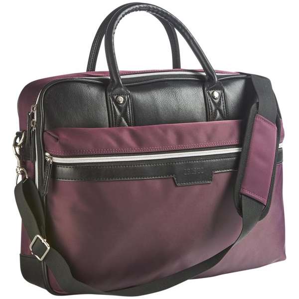 Cristo Urban - Business tas 15"(Nylon + PU), 1 compartiment - bordeaux