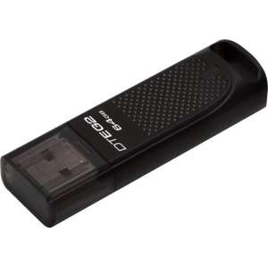 Kingston Technology DataTraveler Elite G2, 64GB USB flash drive USB Type-A 3.2 Gen 1 (3.1 Gen 1) Zwart
