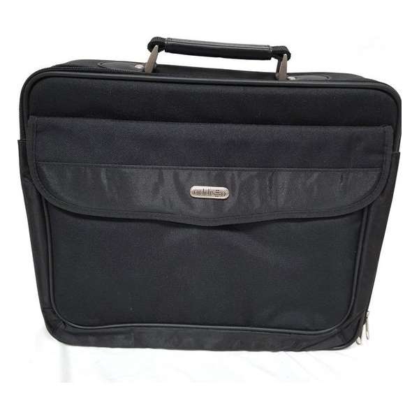 Addison Laptoptas 15,6 inch - Zwart - Lange Schouderband - Handvat - Extra vakjes