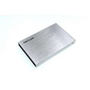Ninzer® 2.5" HDD of SSD aluminium schijf behuizing / case USB 3.0 | Zilver