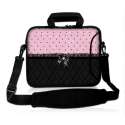 Laptoptas 13,3 inch patroon chic roze zwart - Sleevy