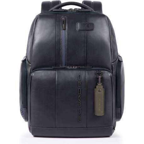 Piquadro Urban Fast Check PC Backpack 15.6'' Dark Blue