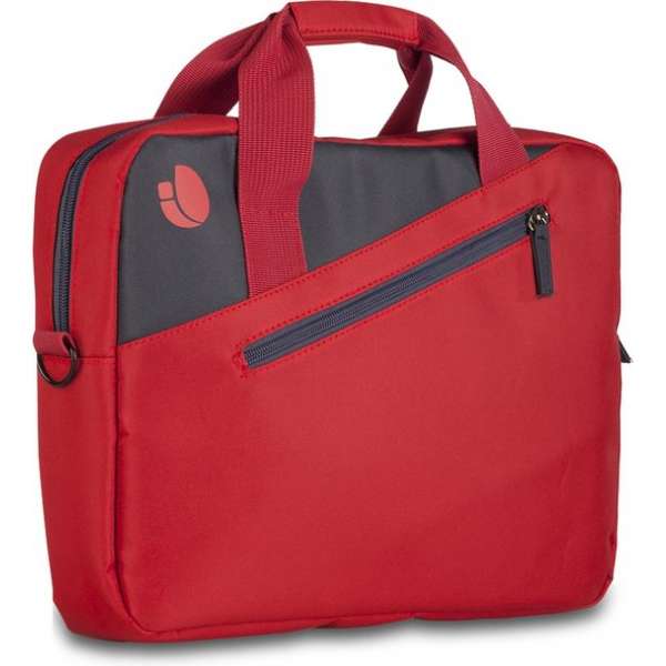 NGS Ginger- 15.6'' Aktetas - Laptoptas - Notebooktas - Rood - Antraciet, Rood