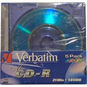 Verbatim 8cm music CD-R 21min 185MB 5 pack