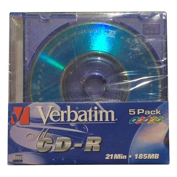 Verbatim 8cm music CD-R 21min 185MB 5 pack