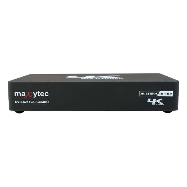 Maxytec Multibox 4K UHD ( DVBS2, DVB-T2 / C ) -Tv Ontvanger