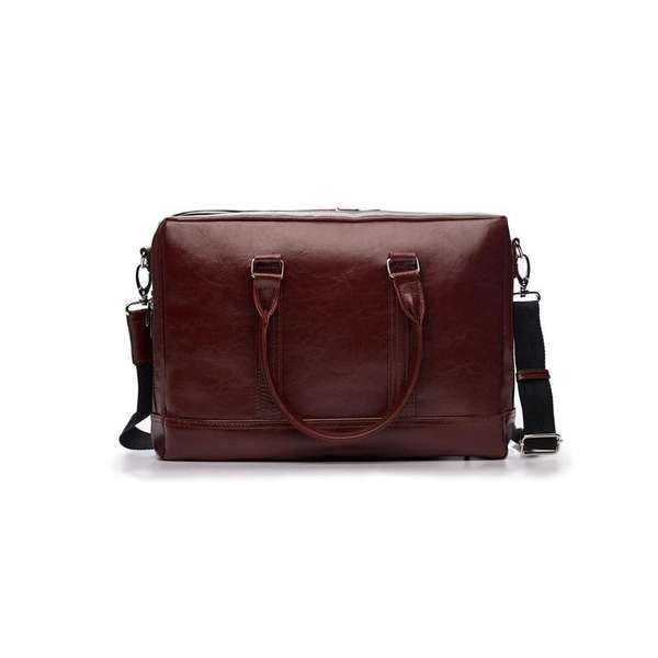 Solier | laptoptas | aktetas | Italiaans | leer | bruin | 43x33x11 cm | Ultimate Travelstyle