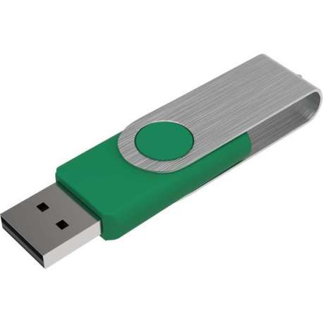 Venditio USB Twister - 4 GB - Groen - 10 stuks