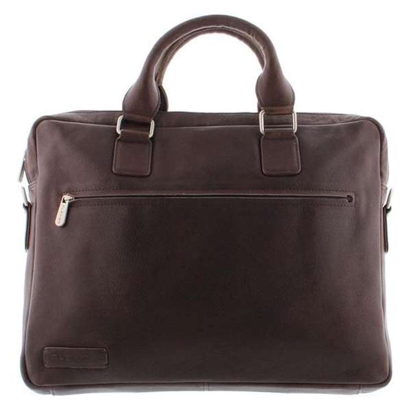 Plevier laptoptas 15.6 inch dark brown