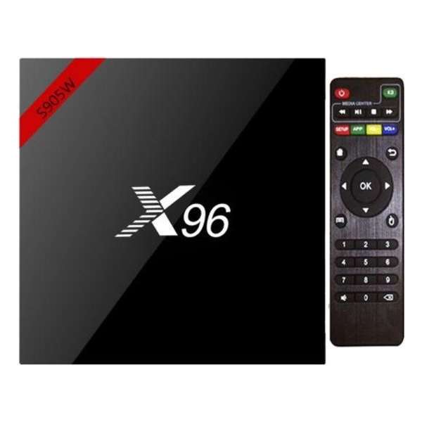 X96 PRO Android TV Box  Plug and Play box. Quad Core S905X processor met 2GB/16GB. Android 6.0 en Kodi 16.1. 4K resolutie