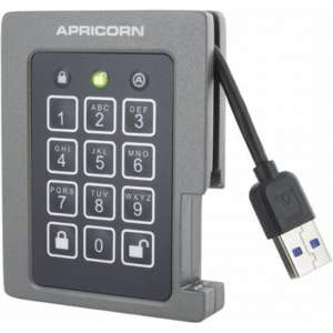 Apricorn Padlock - FIPS validated, 2TB SSD USB 3.0