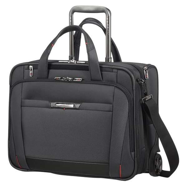 Samsonite Laptoptrolley - Pro-Dlx 5 Rolling Tote 15.6 inch (Handbagage) Black