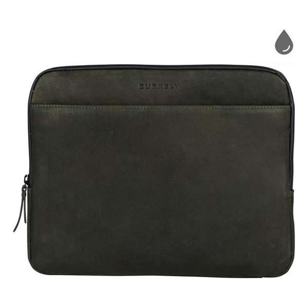 BURKELY Rain Riley Laptopsleeve - 13.3 inch - Oil Groen