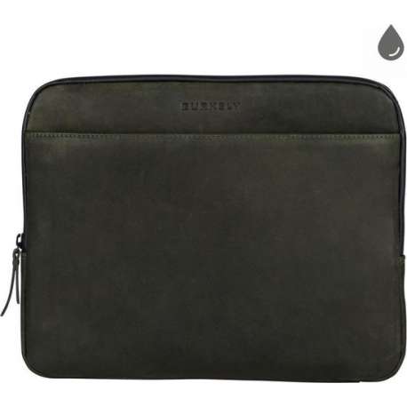 BURKELY Rain Riley Laptopsleeve - 13.3 inch - Oil Groen