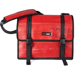 Feuerwear Messenger bag Gordon 15l - kleur rood