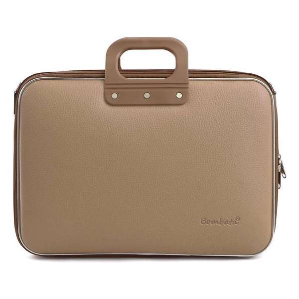 Bombata Classic Business 15 inch Laptoptas - 15,6" / Taupe