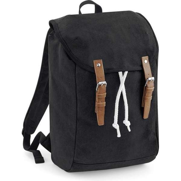 Quadra Vintage Rugzak-Backpack Zwart