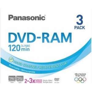 Panasonic LM-AF 120 LE3 DVD-RAM 4,7 GB 3 stuk(s)