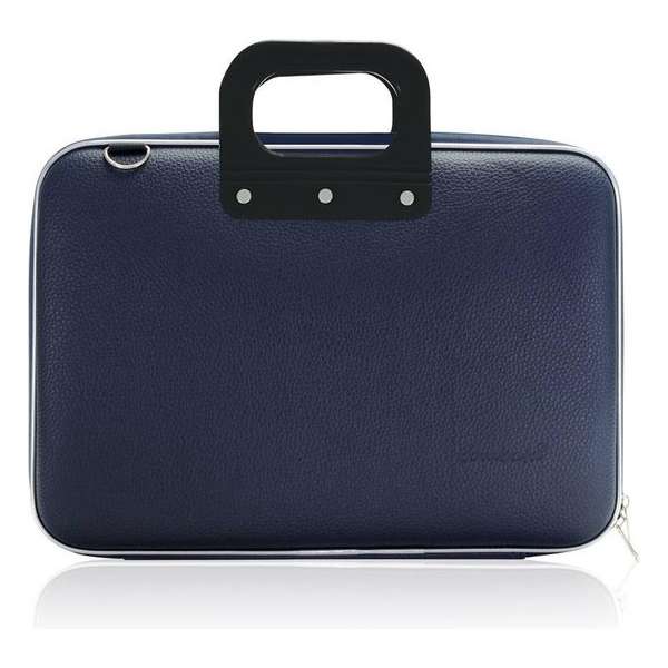 Bombata Medio 13 inch Laptoptas - Kunstleer - Blauw