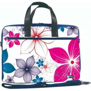 Laptoptas 17,3 / schoudertas fleurige bloemen - Sleevy - laptoptas - schooltas