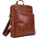 Leonhard Heyden Cambridge rugzak 13 inch - Cognac