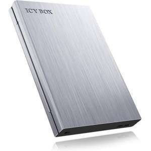 ICY BOX IB-241WP 2.5'' HDD-/SSD-behuizing Antraciet, Zilver