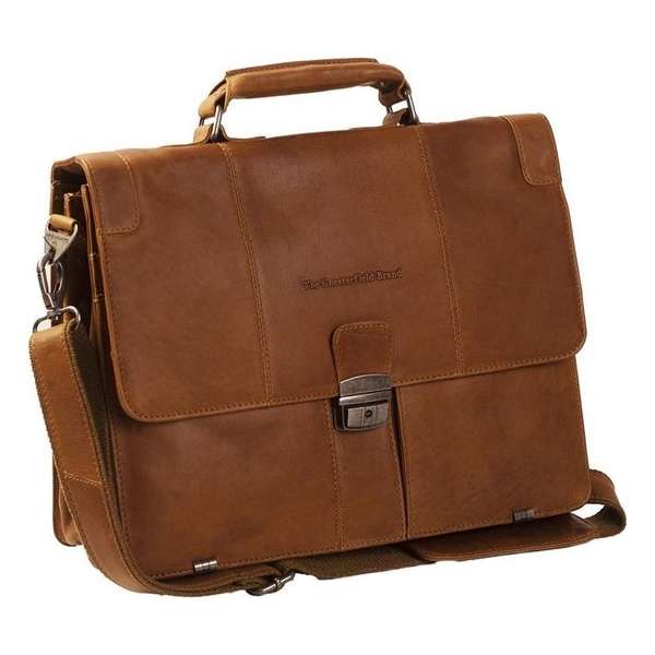 Chesterfield Laptoptas / Aktetas Joe - 14 inch - Cognac