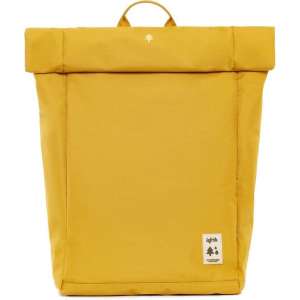 Lefrik Roll Rolltop Laptop Rugzak - Eco Friendly - Recycled Materiaal - 15,6 inch - Oker Geel