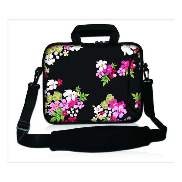 Laptoptas 13,3 inch gekleurde bloemen - Sleevy