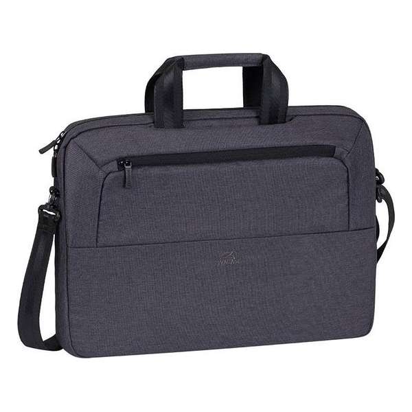 RivaCase Laptop Schoudertas - 15.6 Inch - Antraciet