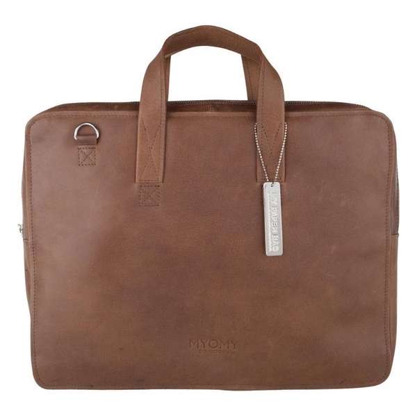 MYOMY My Paper Bag  Dames Laptoptas - 13 inch  - Bruin