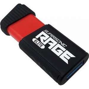 Patriot Memory Supersonic Rage Elite USB USB flash drive 256 GB USB Type-A 3.2 Gen 1 (3.1 Gen 1) Zwart, Rood