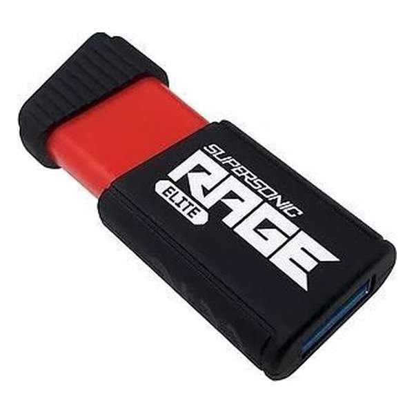 Patriot Memory Supersonic Rage Elite USB USB flash drive 256 GB USB Type-A 3.2 Gen 1 (3.1 Gen 1) Zwart, Rood