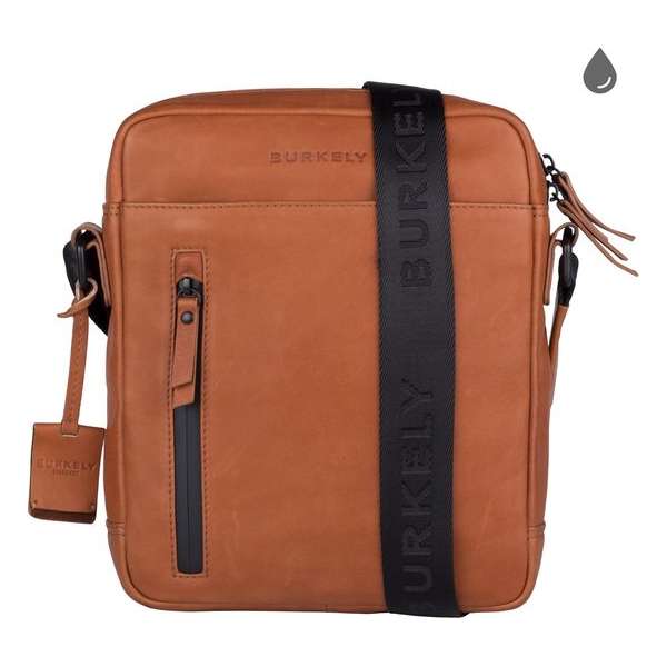 BURKELY Rain Riley X-Over L 9.7 inch Crossbodytas - Corroded Cognac