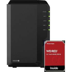 Synology DS220+ RED geheugenkaart 8TB (2x 4TB) - NAS