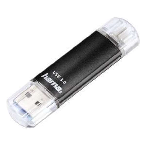 Hama 00124001 USB flash drive 128 GB USB Type-A / Micro-USB 3.2 Gen 1 (3.1 Gen 1) Zwart
