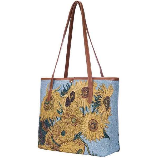 Signare Zonnebloemen van Vincent van Gogh Unisex Handtas Geel