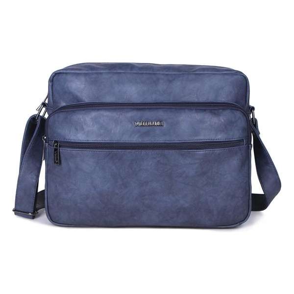 Wimona Cristina 4040 Schoudertas / Laptoptas - 15,6 inch - Donkerblauw